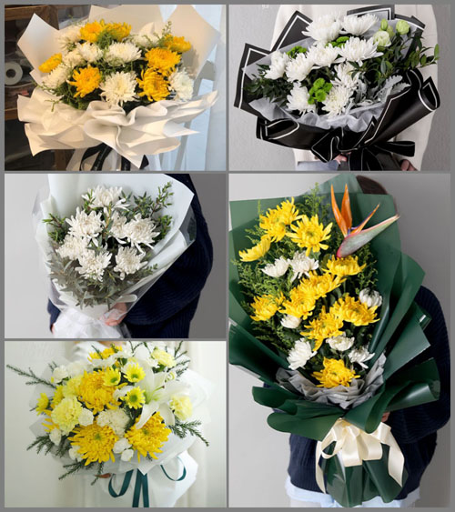 湖南郴州桂阳县流峰镇白事花束代送